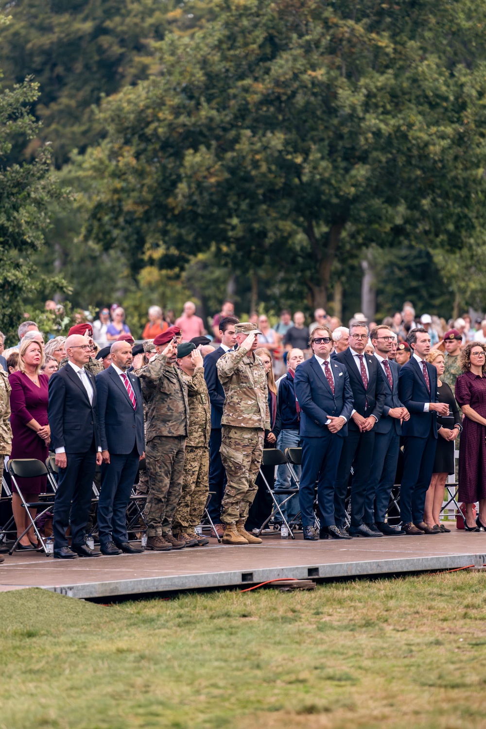 U.S. and NATO Paratroopers Honor Market Garden in Ede