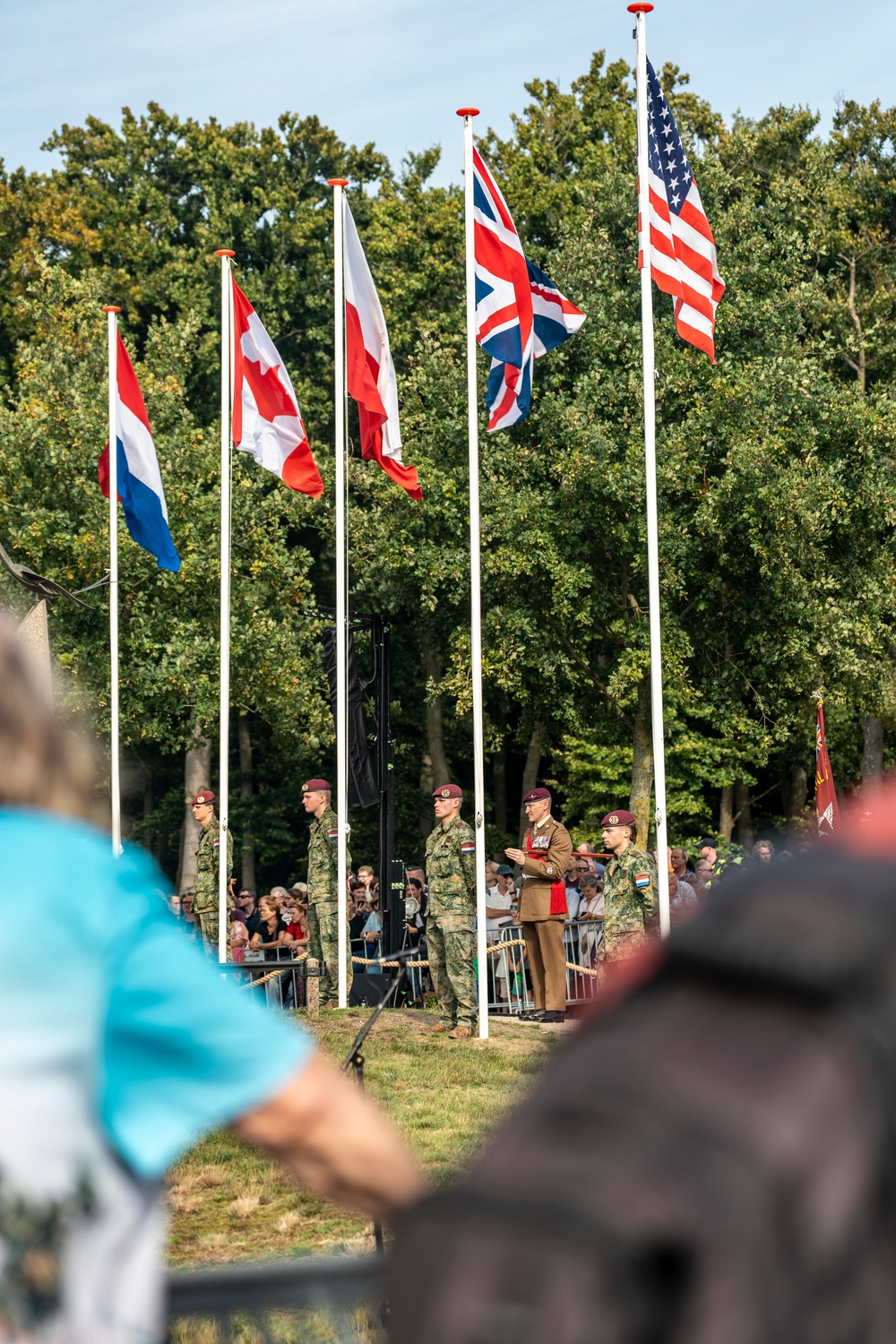 U.S. and NATO Paratroopers Honor Market Garden in Ede