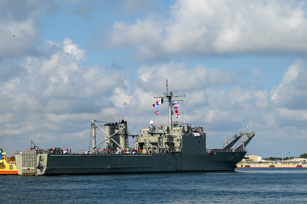Ships depart Naval Station Mayport to begin UNITAS 2025