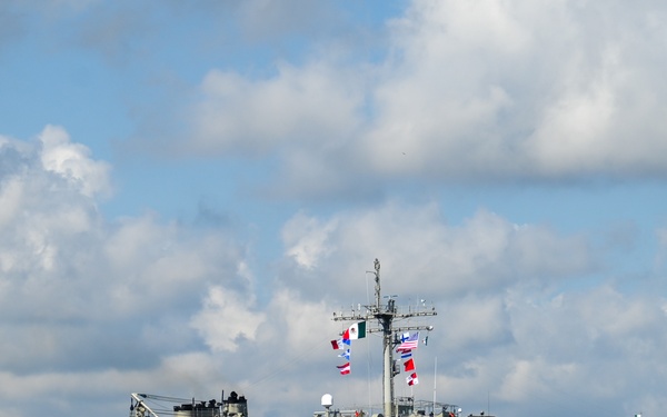 Ships depart Naval Station Mayport to begin UNITAS 2025