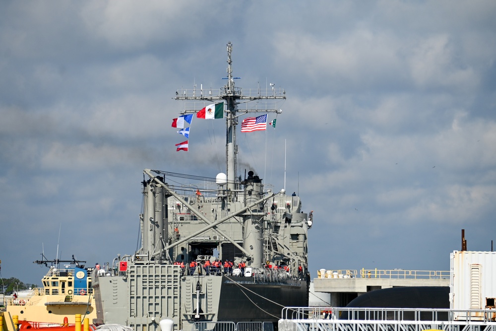 Ships depart Naval Station Mayport to begin UNITAS 2025
