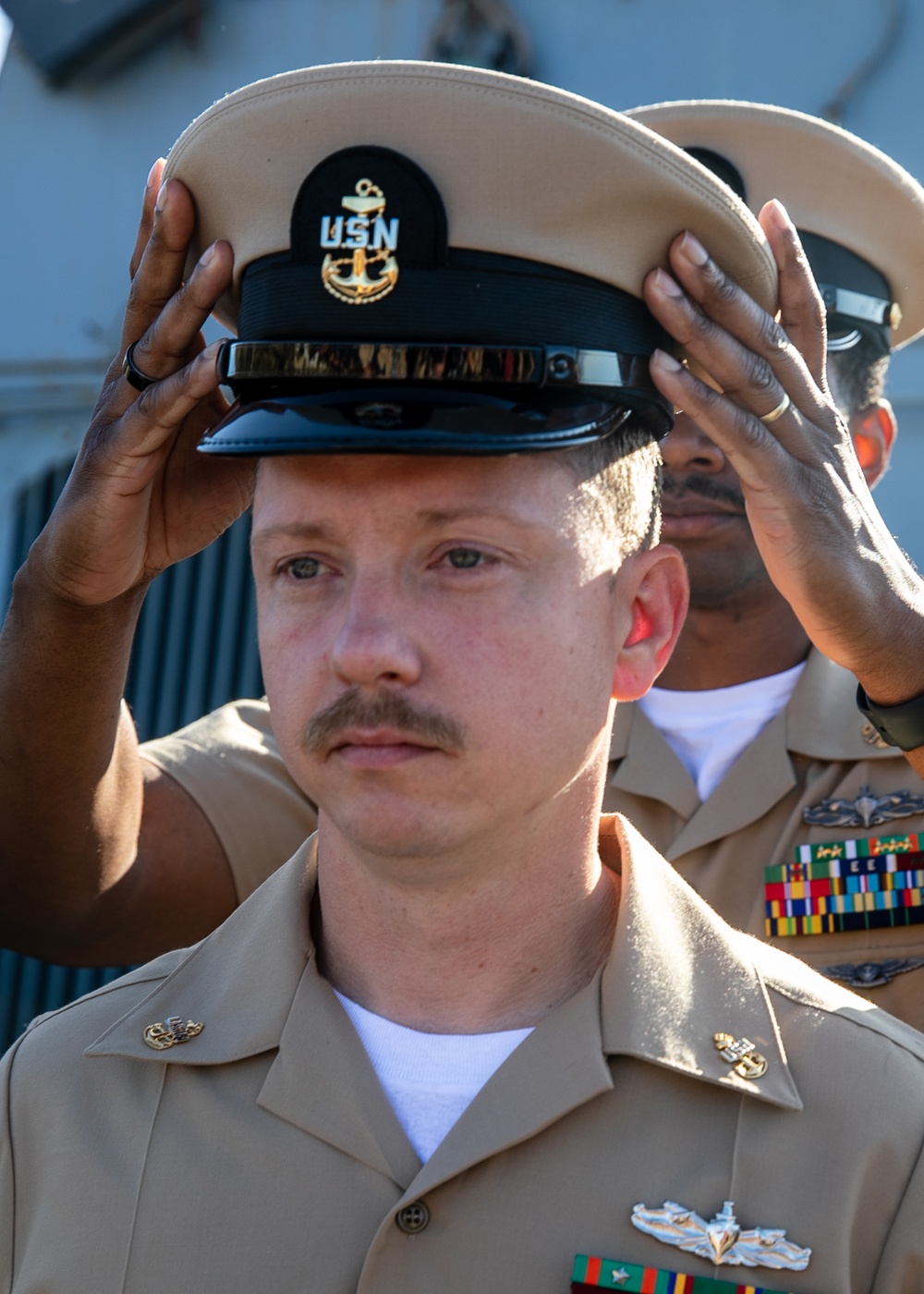 USS Mitscher (DDG 57) conducts chief petty officer pinning ceremony