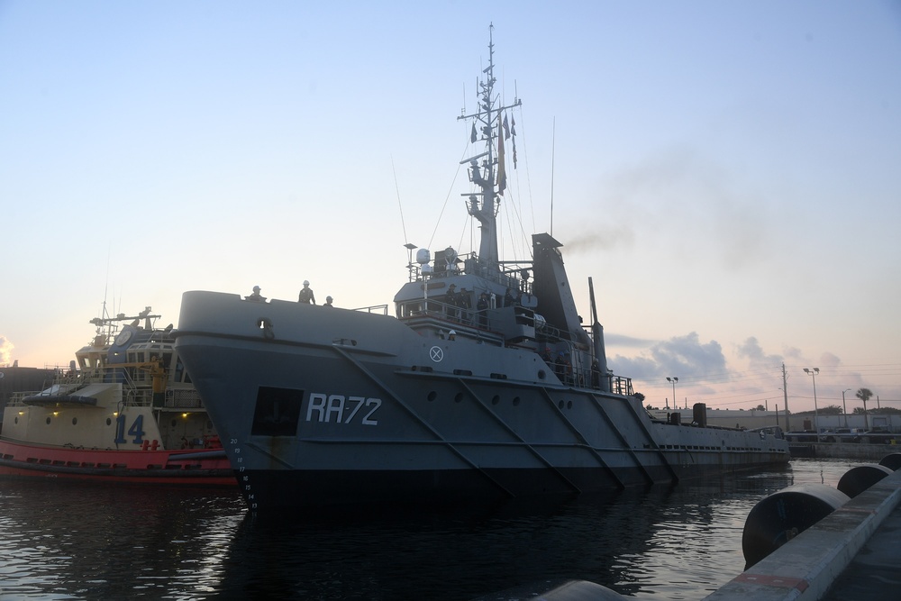 Ships depart Naval Station Mayport to begin UNITAS 2025