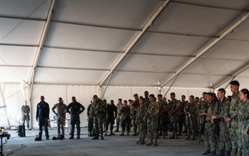 UNITAS 2025: Multinational forces attend a religious service
