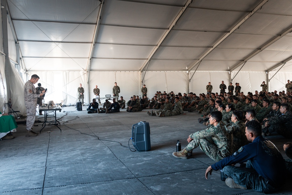 UNITAS 2025: Multinational forces attend a religious service