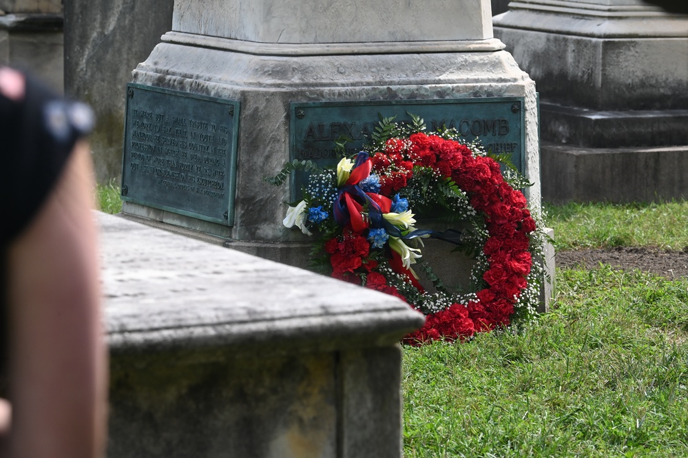 DC National Guard supports Gen. Alexander Macomb Reinterment Ceremony
