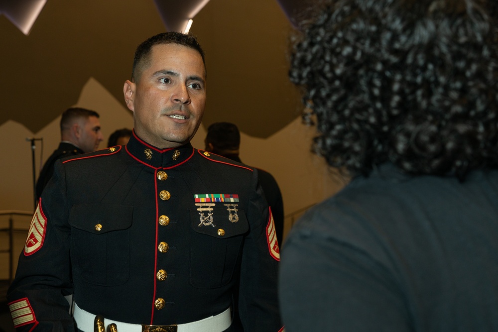 Marine Band San Diego Brass Band performs at Sierra Linda High School
