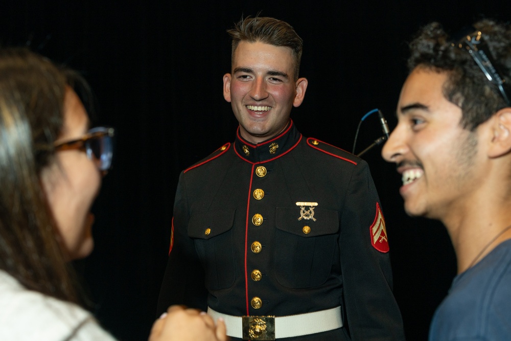 Marine Band San Diego Brass Band performs at Sierra Linda High School