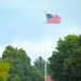 American Flag and Fort McCoy