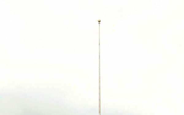 American Flag and Fort McCoy