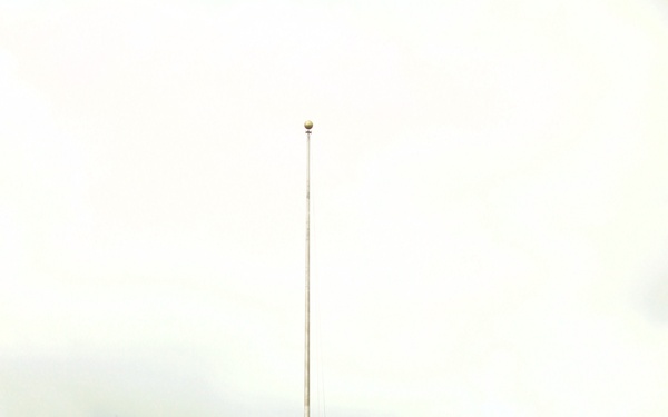 American Flag and Fort McCoy