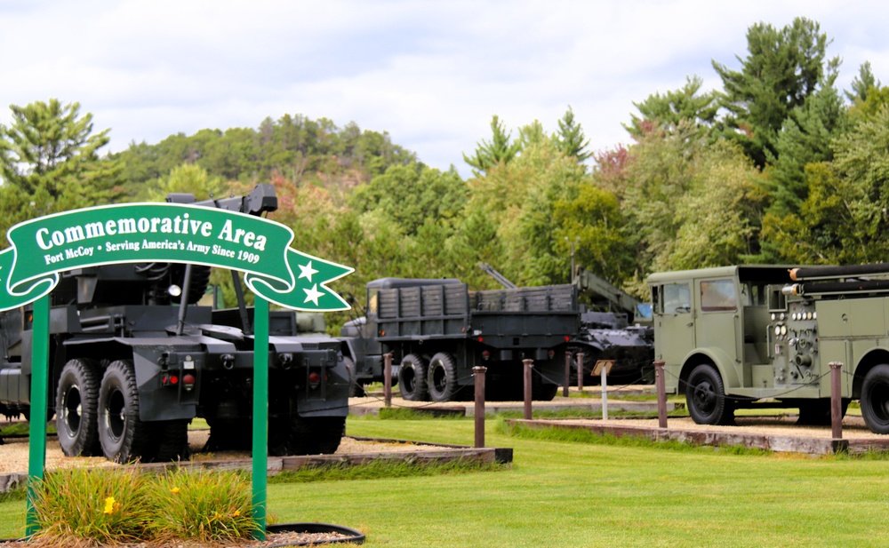 September 2025 views at Fort McCoy's historic Commemorative Area