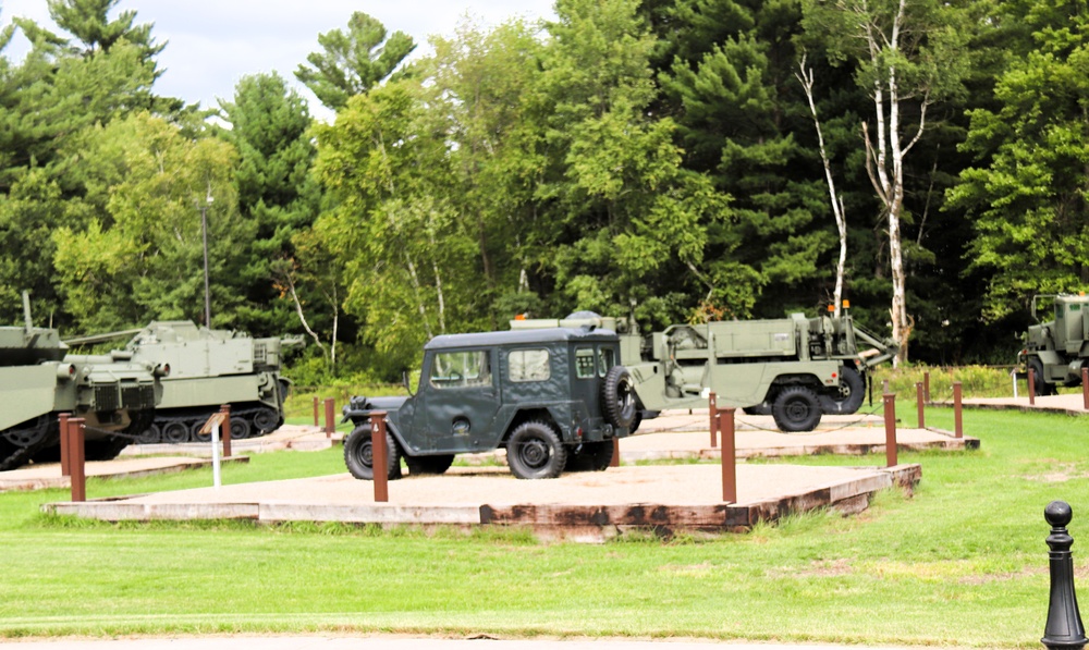 September 2025 views at Fort McCoy's historic Commemorative Area