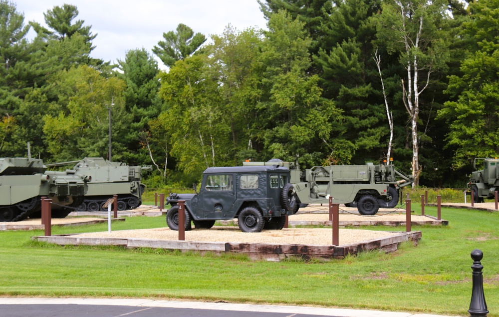 September 2025 views at Fort McCoy's historic Commemorative Area