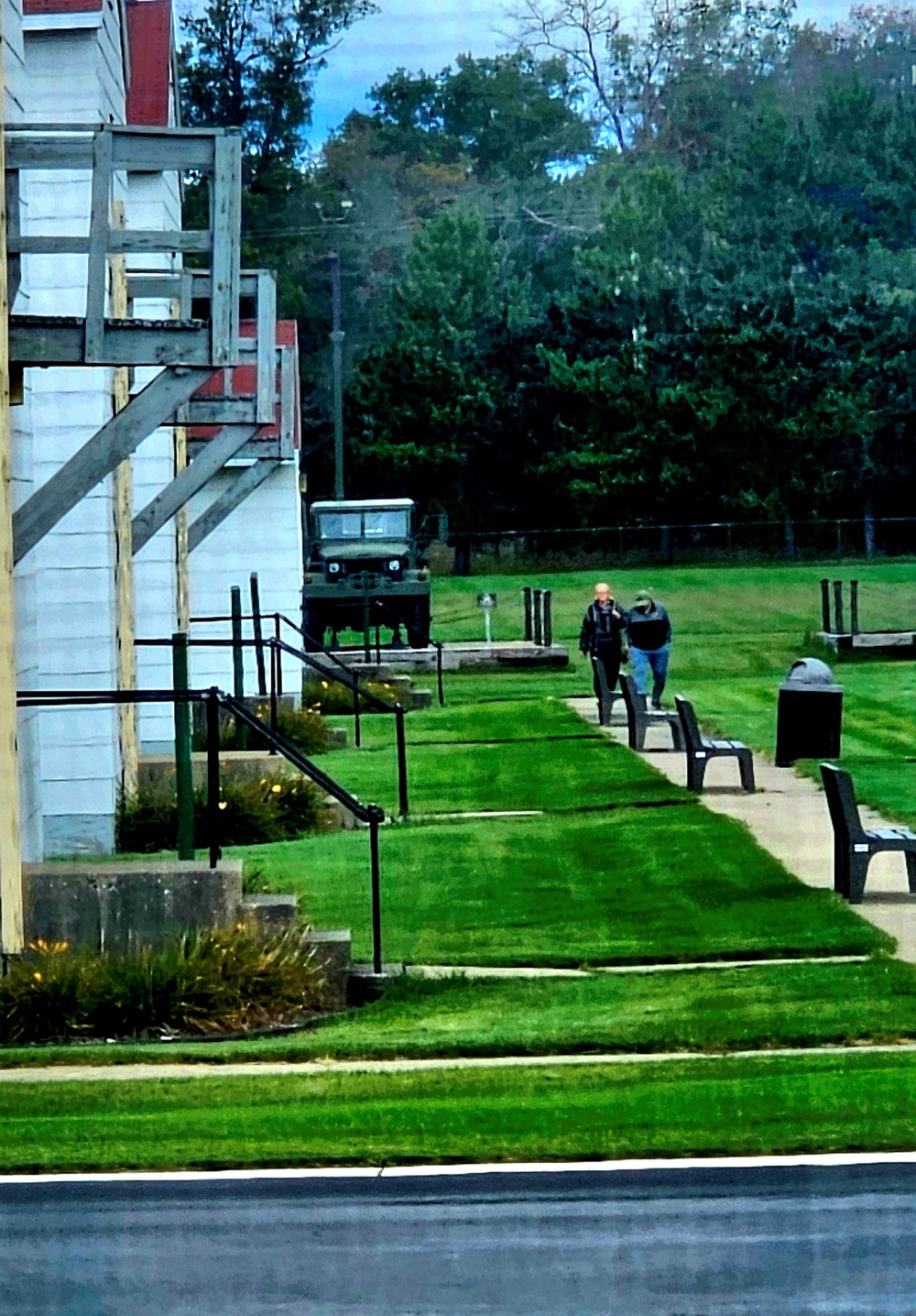 September 2025 views at Fort McCoy's historic Commemorative Area