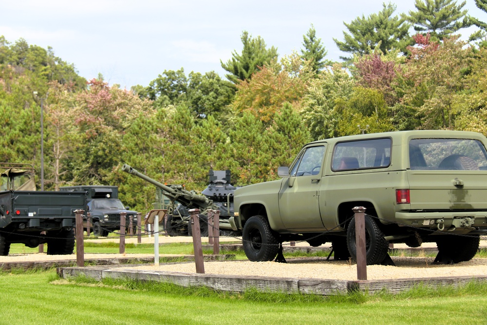 September 2025 views at Fort McCoy's historic Commemorative Area