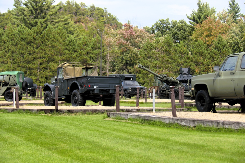 September 2025 views at Fort McCoy's historic Commemorative Area