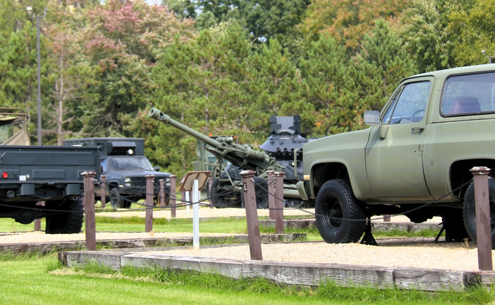 September 2025 views at Fort McCoy's historic Commemorative Area