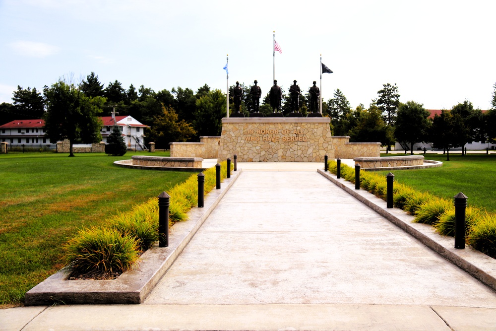 September 2025 views at Fort McCoy's Commemorative Area