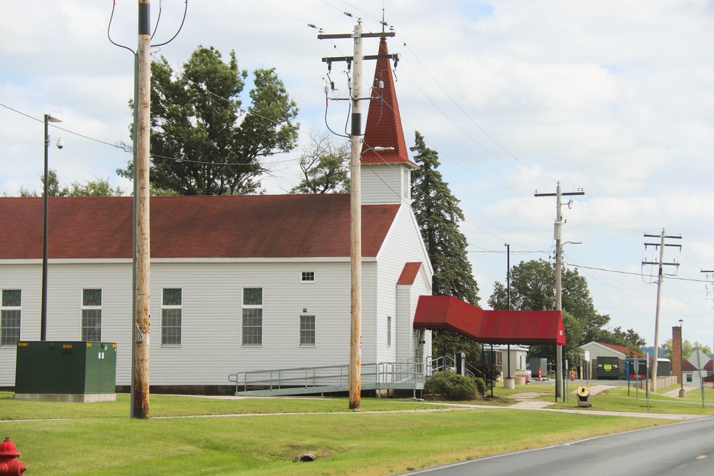Chapel buildings at Fort McCoy