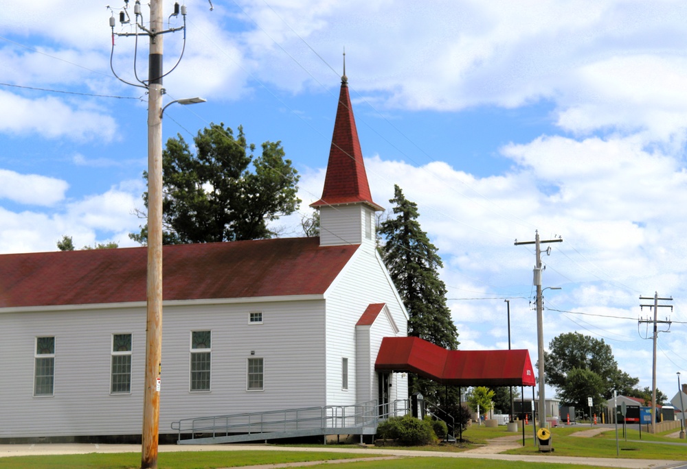 Chapel buildings at Fort McCoy