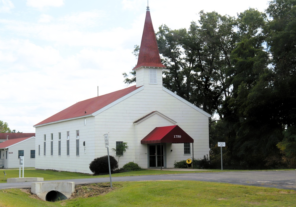 Chapel buildings at Fort McCoy