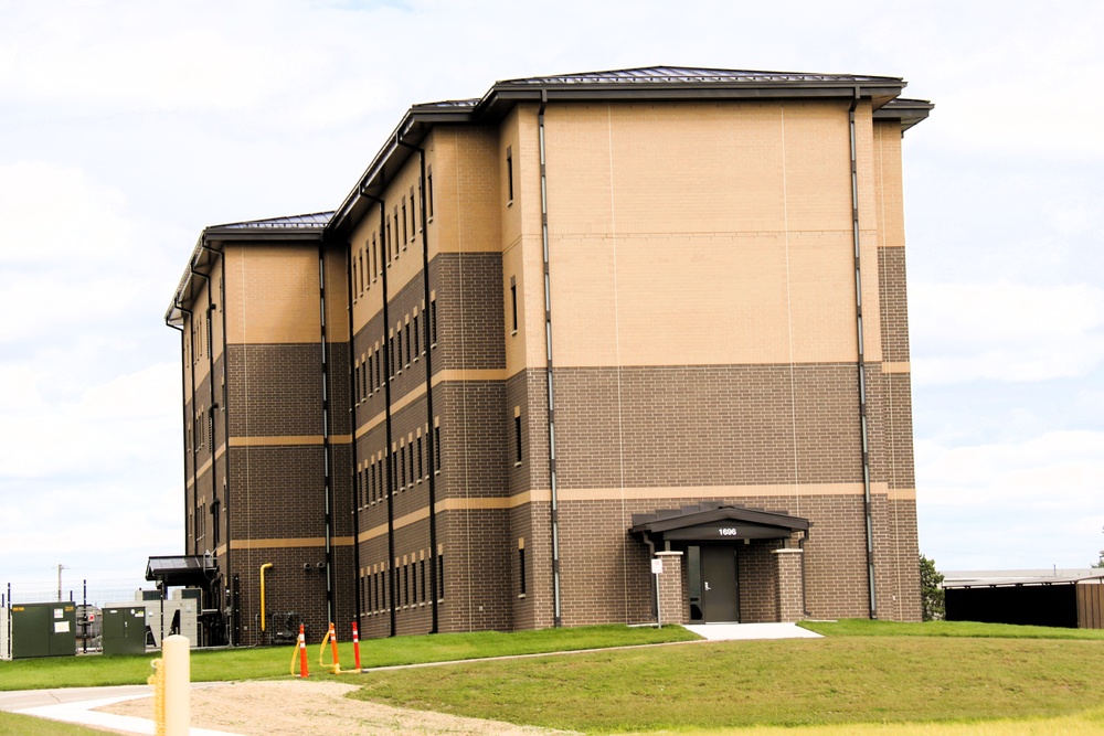 September 2025 construction operations for South Barracks Project at Fort McCoy