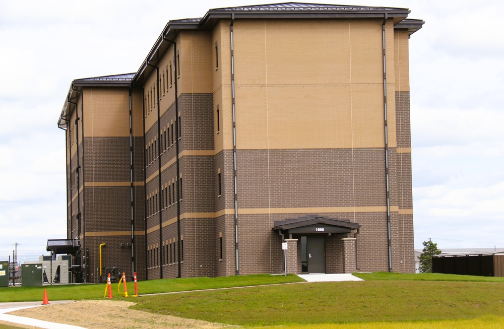 September 2025 construction operations for South Barracks Project at Fort McCoy
