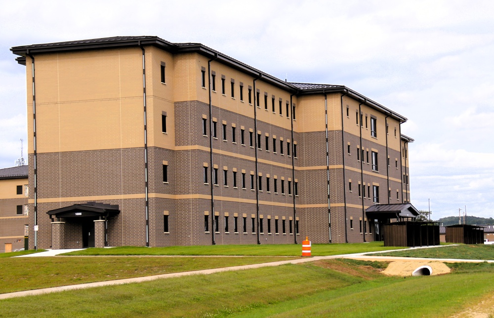 September 2025 construction operations for South Barracks Project at Fort McCoy
