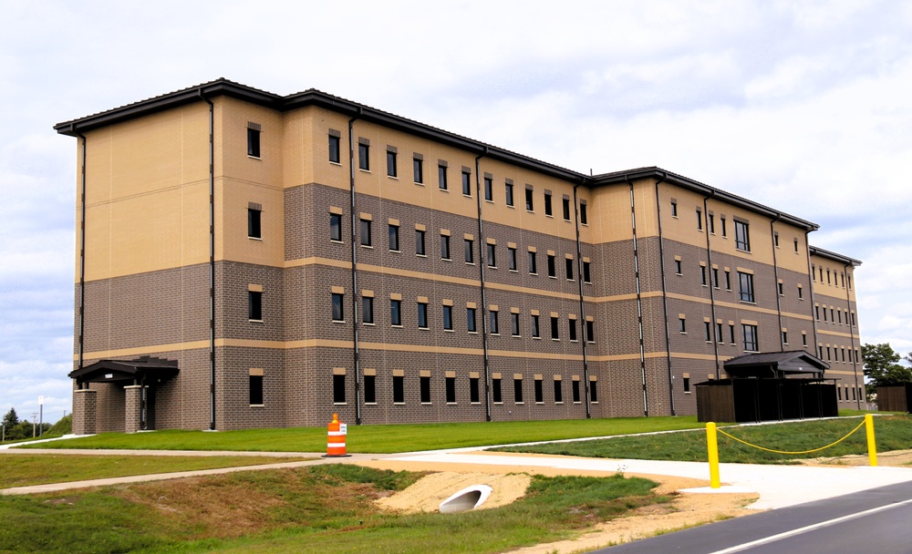September 2025 construction operations for South Barracks Project at Fort McCoy