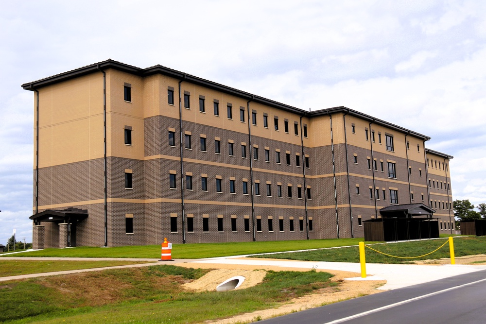 September 2025 construction operations for South Barracks Project at Fort McCoy