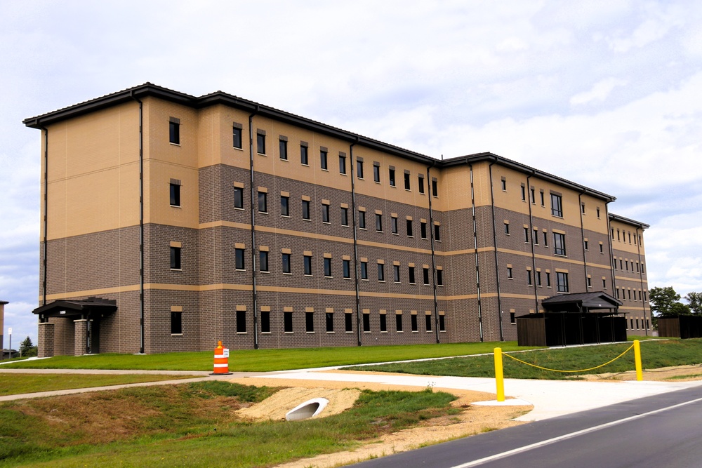 September 2025 construction operations for South Barracks Project at Fort McCoy
