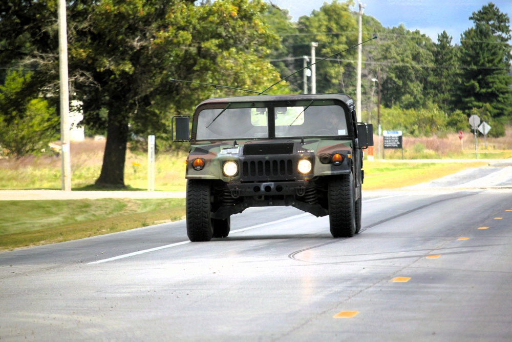 September 2025 training operations at Fort McCoy
