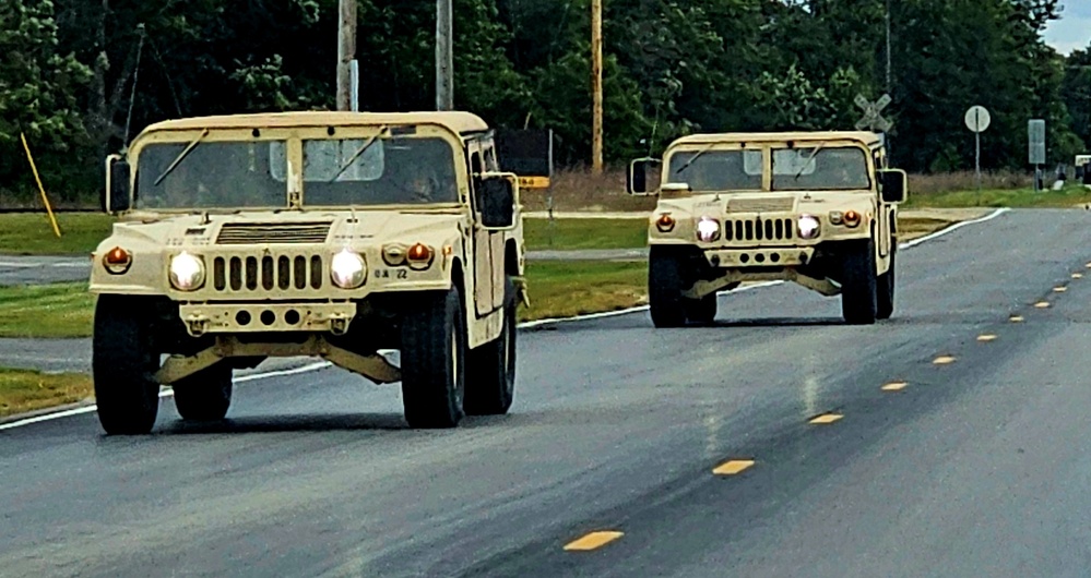 September 2025 training operations at Fort McCoy