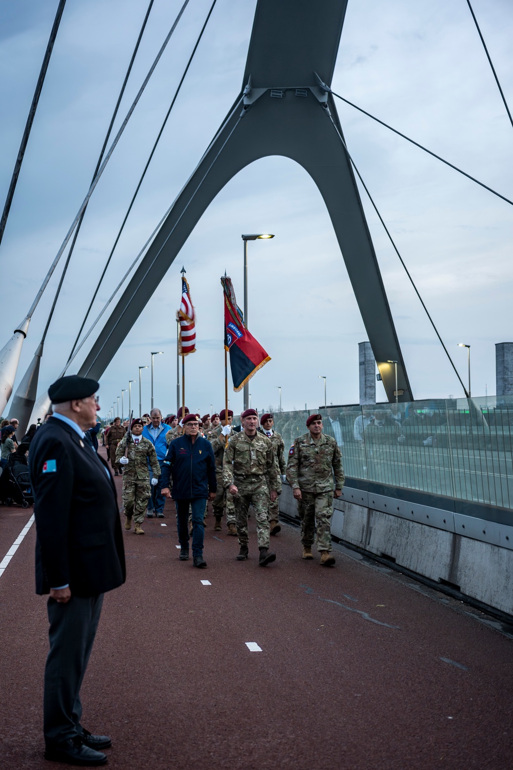 Sunset Crossing at De Oversteek Honors 82nd Airborne’s WWII Sacrifice