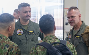 1st Marine Aircraft Wing, Japan Ground Self-Defense Force leaders visit JMSDF Kanoya Air Base
