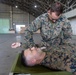 U.S. Marines with Marine Medium Tiltrotor Squadron 262 train in tactical combat casualty care
