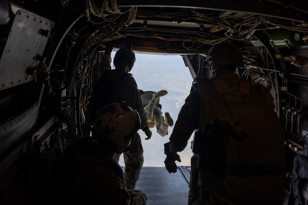 UNITAS 2025: US Marines conduct Sustainment Jumps With Partner Nations