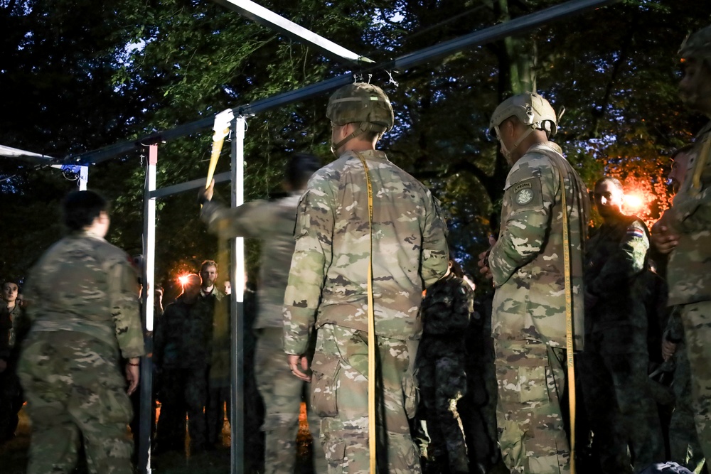 Quartermaster Soldiers Lead Airborne Training for Allied Forces During Falcon Leap