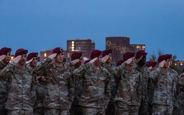 “Sunset March” and Waal River Crossing commemoration Operation For Market Garden 81.