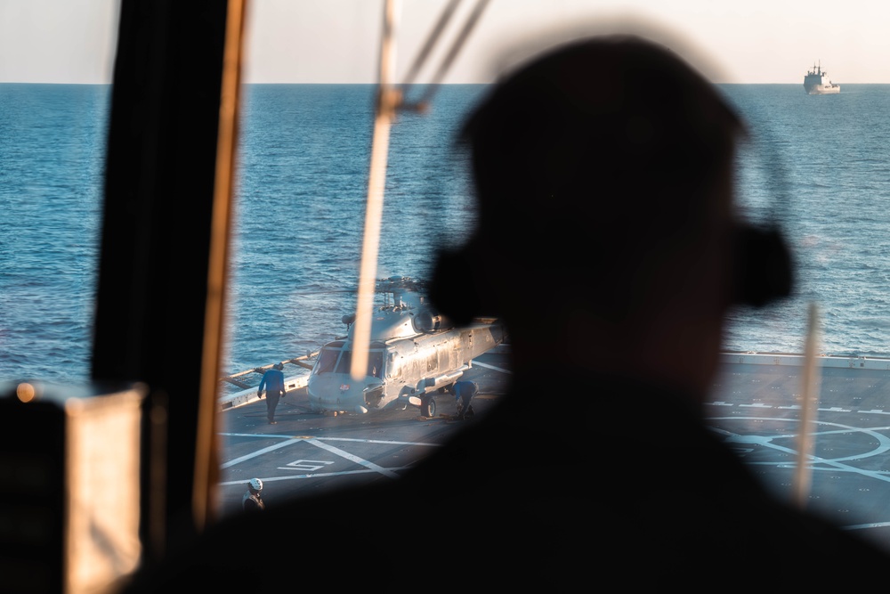USS Arlington (LPD 24) Flight Operations with Spanish SH-60 Sea Hawks During UNITAS 2025