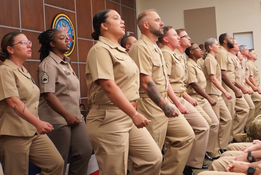 CPO Class 132 Pinning Ceremony onboard Cheatham Annex