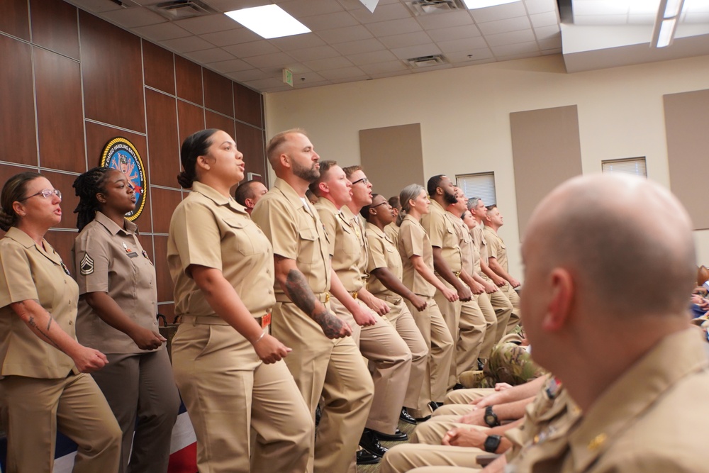 CPO Class 132 Pinning Ceremony onboard Cheatham Annex