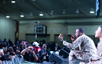Army Rappers Perform at CIAA Fan Fest in Baltimore, MD