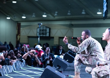 Army Rappers Perform at CIAA Fan Fest in Baltimore, MD