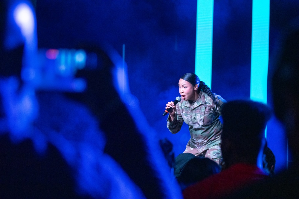 Army Rappers Perform at CIAA Fan Fest in Baltimore, MD
