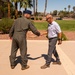 Retired Gen. Harrigian visits Nellis