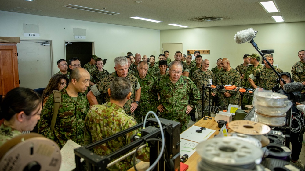 III MEF, JGSDF commanding generals tour bilateral operations during Resolute Dragon 25 