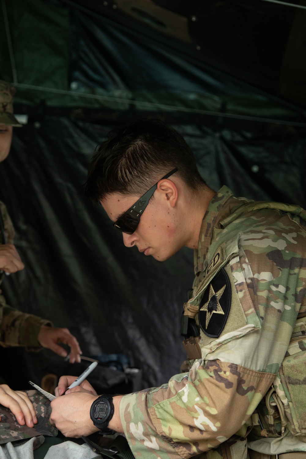 1-38 Field Artillery Regiment medics train alongside Korea partners