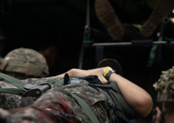 1-38 Field Artillery Regiment medics train alongside Korea partners